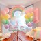 Pastel Balloons, Pastel party Balloons 50pcs 12 inch Colorful Rainbow Balloon Macaron Latex Balloons for Easter Birthday Baby Shower Rainbow Party Anniversary Party Decorations